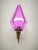 Mid-Century Modern Brass Wall Lamp with Lilac Murano Glass, 1950s For Sale - Image 3 of 12