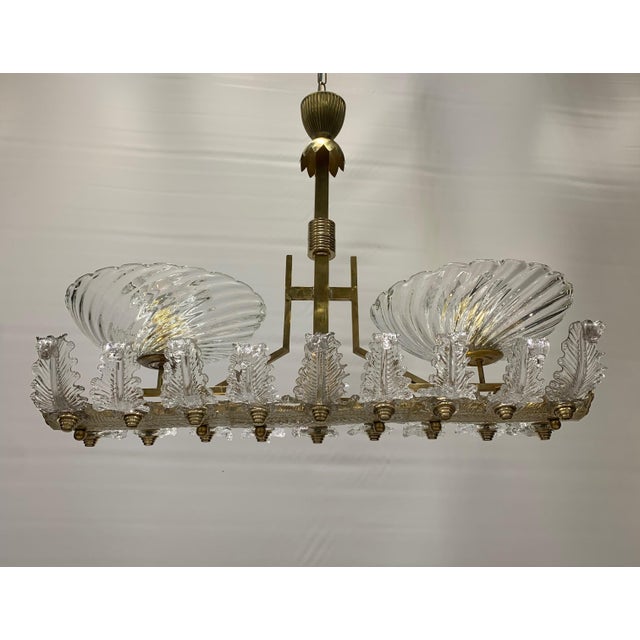 Pendant Chandelier from Seguso, 1950 For Sale - Image 10 of 11