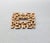 Metal Vintage 1971 Signed Napier Modernist Goldtone Brooch For Sale - Image 7 of 8