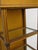 Hollywood Regency Tall Narrow Distressed Gold Display Shelf Cabinet 6661 For Sale - Image 10 of 15