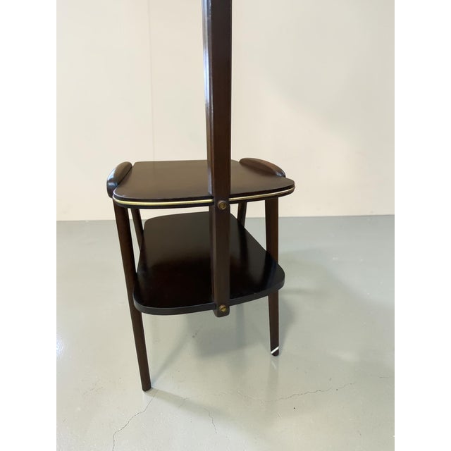 Mid-Century Modern Side Table with Integrated Floor Lamp, 1950s For Sale - Image 12 of 17