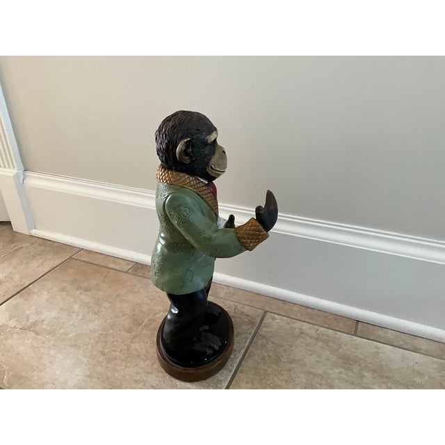 Vintage Bombay Co. "Winston, the Monkey Butler" Wine Holder For Sale In New York - Image 6 of 8