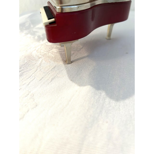 Mid-Century Ruby Red Alabaster Piano Trinket Box For Sale In West Palm - Image 6 of 7
