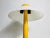 White Heavy Yellow Metal and Glass Table Lamp, Italy, 1960s For Sale - Image 8 of 13