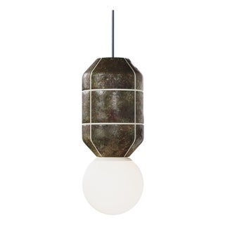 Ceramic Base Pendant Lamp by Svitanok For Sale