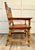 Vintage Bamboo, Rattan & Wood Lounge Chairs With Ottoman, Set of 3 For Sale - Image 9 of 18