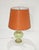 Mid-Century Modern Vintage Italian Ceramic and Brass Table Lamp, 1960s For Sale - Image 3 of 17