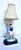 White Vintage Staffordshire Style "Young Tom Morris" Golf Spill Vase Table Lamp For Sale - Image 8 of 12