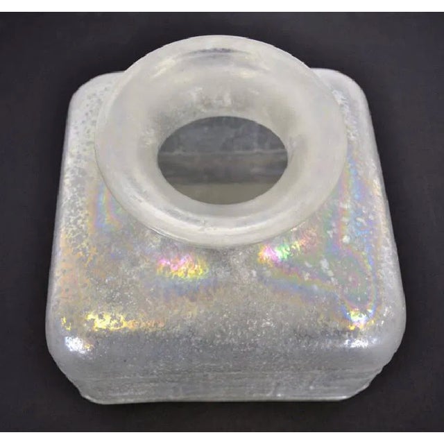 H 10 in - 10 in Square Creator: Seguso Vetri d'Arte (Manufacturer) Similar to: Karl Springer (Designer) Dimensions:...