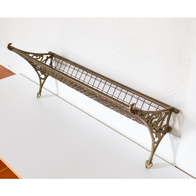 Antique Brass Train Rack Nswr New South Wales Railway 19th C Chairish