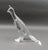 Steuben Taf Lebel Schaefer Signed Crystal Kangaroo 1999 Sculpture. One of the rarest Steuben Crystal animals. Measures...