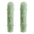 Hammered Green Graniglia Murano Glass Wall Sconces by Simoeng for Simoeng, Set of 2 For Sale - Image 4 of 6