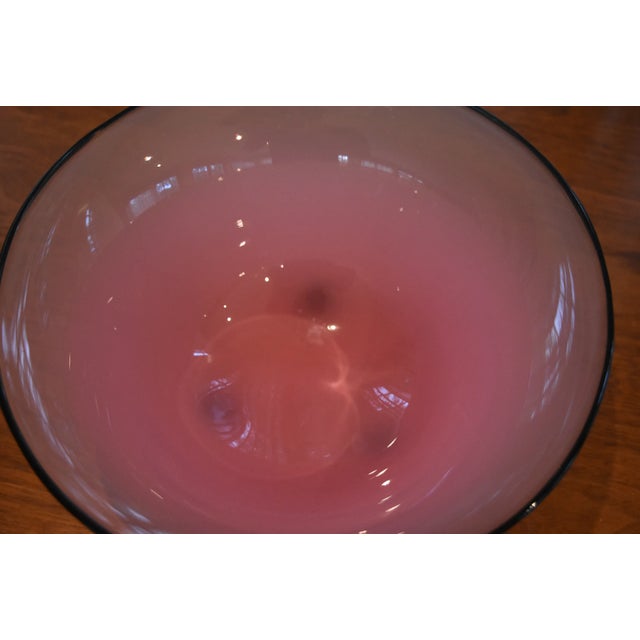 Pink Loetz Art Deco Tango Glass Bowl For Sale - Image 10 of 11