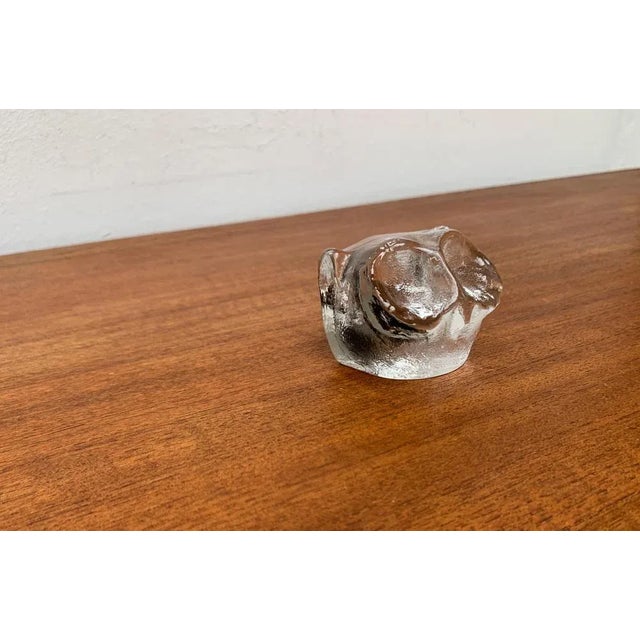 Mid-Century Scandinavian Art Glass Owl, 1960s For Sale - Image 11 of 13