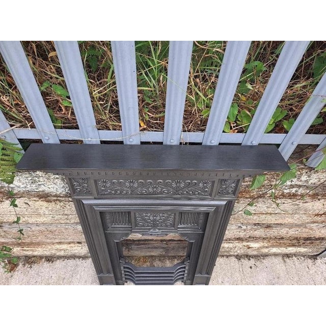 Edwardian Cast Iron Combination Fireplace Surround For Sale - Image 14 of 18