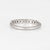 Early 21st Century C2012 Tiffany & Co Forever Diamond Ring Sz 4.5 Band Platinum Fine Signed Jewelry For Sale - Image 5 of 8