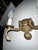 Pair Neoclassic Dolphin Shell Brass Wall Sconces For Sale - Image 9 of 14