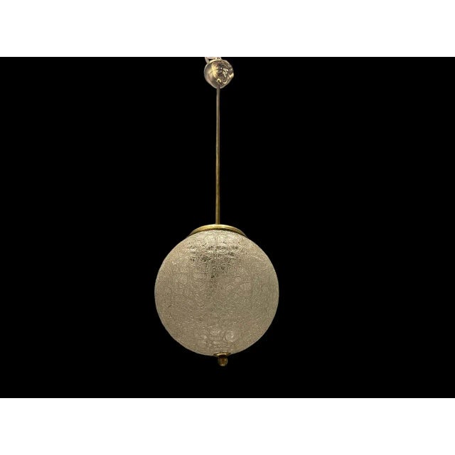 Cracklè Murano Glass Pendant Light, 1970s For Sale - Image 10 of 13