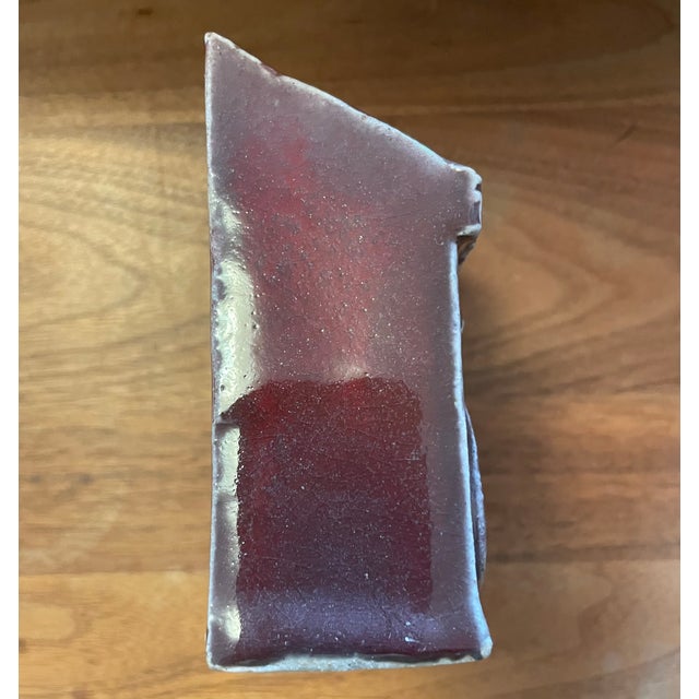 Mid Century Ceramic Vase For Sale In Los Angeles - Image 6 of 6