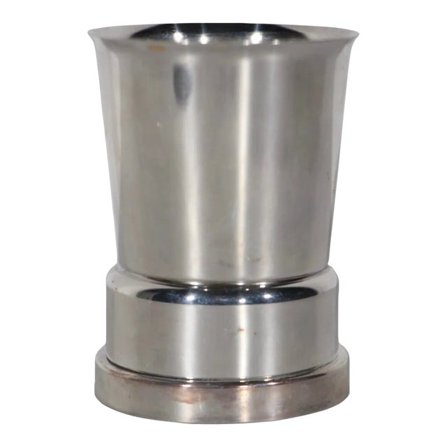 Vintage Swiss Neuge Musical Silver Plate Baby Cup by Napier For Sale