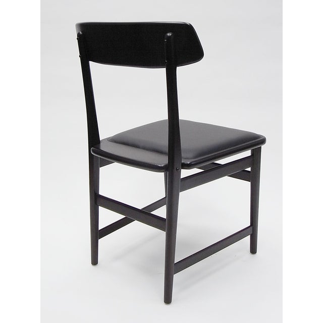 Wood Dining Chairs in Cherry & Leather by Sergio Rodrigues for Lin Brazil, 2010, Set of 5 For Sale - Image 7 of 18