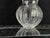 Traditional Late 20th Century Crystal Vase, Ruffled Rim With Spiral Swirl Cut Pattern For Sale - Image 3 of 11