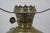Brass Antique Aladdin Mantle Lamp Co Brass Converted Hurricane Oil Lantern Lamp 20" For Sale - Image 8 of 18