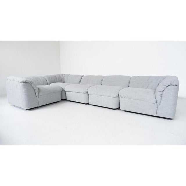Tito Agnoli Mid-Century Modular Sofa by Tito Agnoli for Arflex, 1960s, Set of 5 For Sale - Image 4 of 14