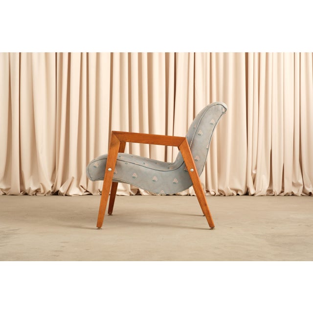 Mid Century Modern Armchair Attributed to Leslie Diamond for Conant Ball For Sale In Chicago - Image 6 of 15