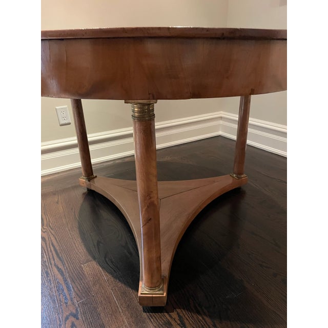 Wood 19th Century Northern Italian Empire Period Center Table For Sale - Image 7 of 10