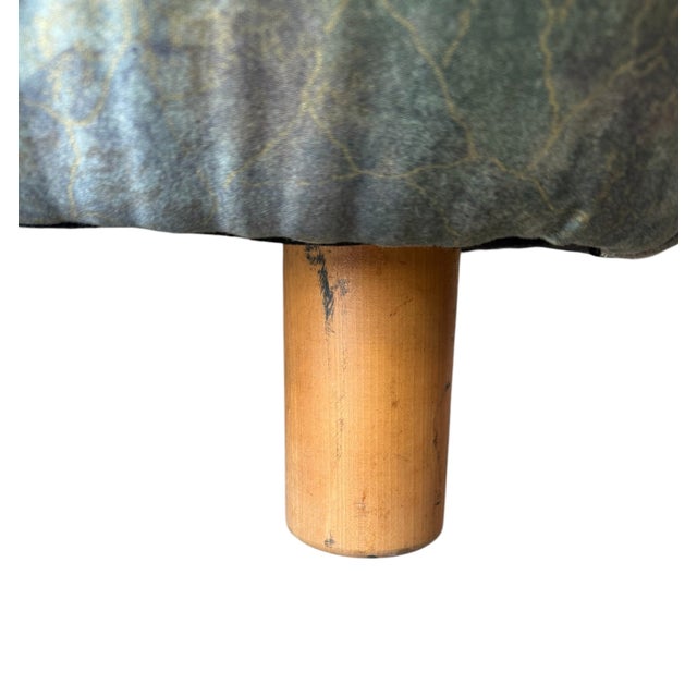 Vintage 1990s Restored Ottoman For Sale In Austin - Image 6 of 12