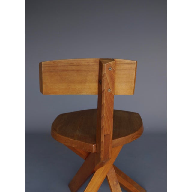 Elm S34 Chair from Pierre Chapo, 1980s For Sale - Image 12 of 18