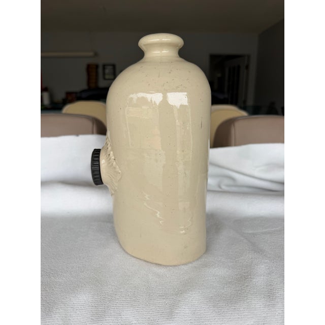 Wonderful Lovatt’s Langley Ware bed warmers. Victorian or Edwardian-era (c. 1895–1930's), stoneware hot water bottle...