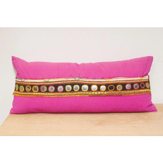 Tribal Viti Nomad Lumbar Pillow For Sale - Image 3 of 6