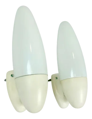 Bauhaus Bakelite Model 13702 Wall Lamps from Elektrosvit Nové Zámky, 1940s, Set of 2