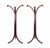 Pair of Steel Hangers is an original design furniture realized in the 1970s. A beautiful vintage couple of hangers...
