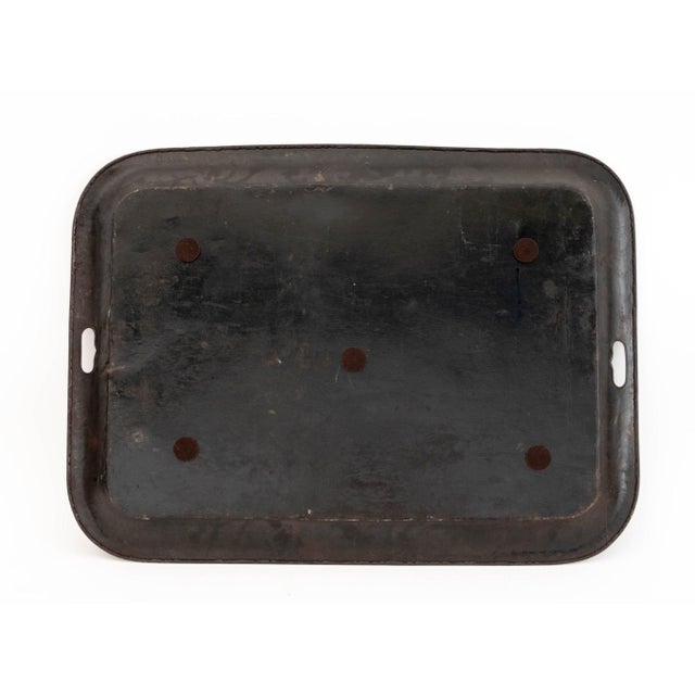American Paint-Decorated Tole Tray For Sale - Image 9 of 9