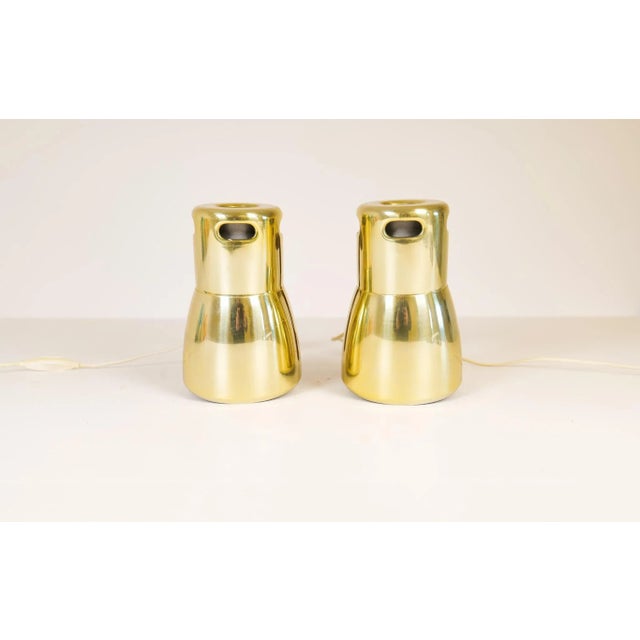 Swedish Brass and Stained Wood Wall Lamps by Hans-Agne Jakobsson, 1970s, Set of 2 For Sale - Image 16 of 18