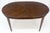 1970s Dark Walnut Oval MCM c1970s Dining Table w/ Two Extension Boards Leaves For Sale - Image 5 of 12