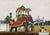 An original Indian Company School gouache painting c.1850 – Caparisoned Elephant with Howdah.A fantastically vivid Indian...