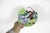 Vintage Hand Painted Ceramic Wall Hanging Fishing Plate Folk Art For Sale - Image 4 of 6