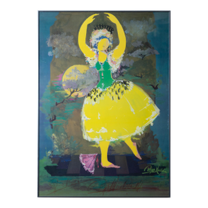 Bjørn Wiinblad Royal Danish Ballet Poster, Signed, 1988