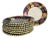 Vintage Ceramic Dessert Plates in Colorful Design in the style of Vallauris, Set of 8 For Sale