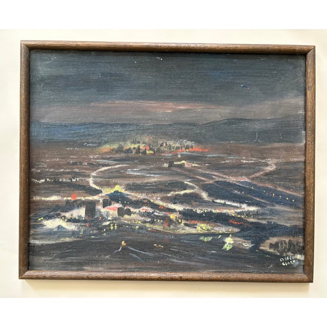 1960s Vintage Oil Painting - Lester C. Clark For Sale - Image 5 of 9
