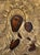 An evocative Russian Orthodox icon depicting the Tikhvin Mother of God, or Bogomater Tikhvinskaya, dating to the late...