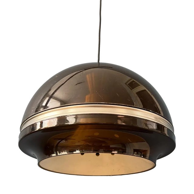 Large Flying Saucer Dome Pendant Lamp from Dijkstra For Sale
