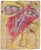 1960s Sirio Pellegrini, Reclined Nude, Mixed Media, 1960s For Sale - Image 5 of 5