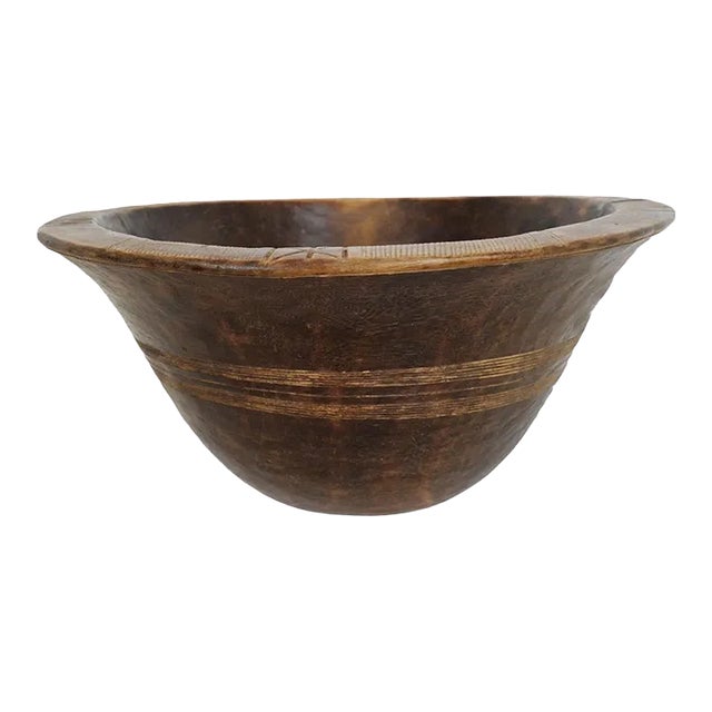 Vintage Old Tuareg Wood Bowl For Sale