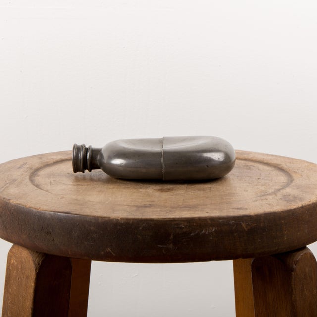 Traditional 1930s Metal Military Flask For Sale - Image 3 of 7