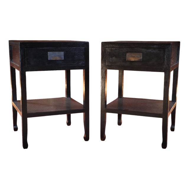 Vintage Lombok Canton Bedside Tables in Ash, 2010s, Set of 2 For Sale